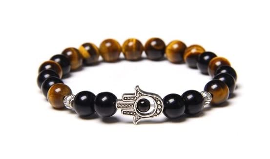 See full amazon price history chart for ASTROGHAR Natural Tiger Eye And Black Tourmaline Hamsa hand Lucky Metal Charm Bracelet For Men And Women ASTROGHAR Natural Tiger Eye And Black Tourmaline Hamsa hand Lucky Metal Charm Bracelet For Men And Women (B0BHL54X6L) Amazon Price History, Amazon Price Tracker