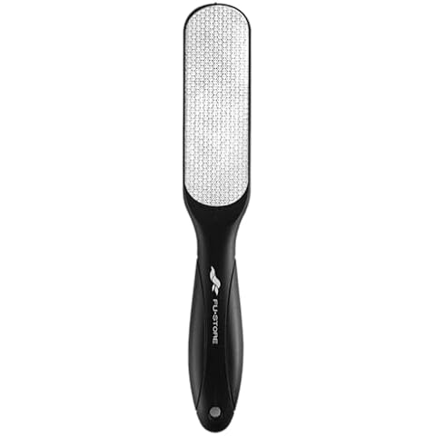 Fu Store Foot Files Callus Remover Stainless Steel Foot Rasp and Dual Sided Foot File Professional Scrubber Pedicure Tools Premium for Foot Care (Small) Cover