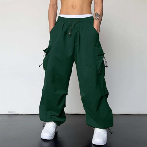 Men's Baggy Cargo Pants Trendy Casual Parachute Pant Loose Fit Harem Joggers with Pockets for Streetwear Y2k Pants2