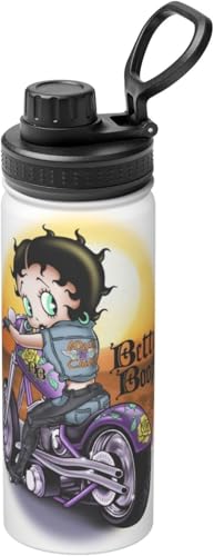 ベティちゃん ベティブープ アニメ 水筒 真空断熱 保温 保冷 スポーツボトル 人気 ステンレスボトル スポーツ飲料対応 漏れない 直飲み530ml 男の子 女の子 おしゃれ 大人 子供 グッズ キャラクター bv112F