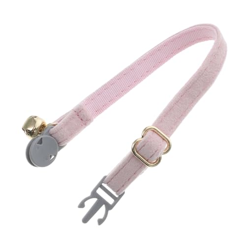 BCOATH 猫 首輪 ベル付き 子猫 首輪 ペット 名前 と 電話 番号 プレート 調節可能 Id 首輪 バックル 猫 子猫用