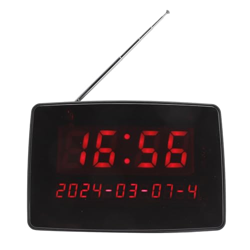 Call System 30 Buttons 1 Receiver Pager System for Hotel Hospital Restaurant Call Bell Patients with 1 Receiver 30 Caregiver Call Buttons, 433.92MHz, up to 400 Callers