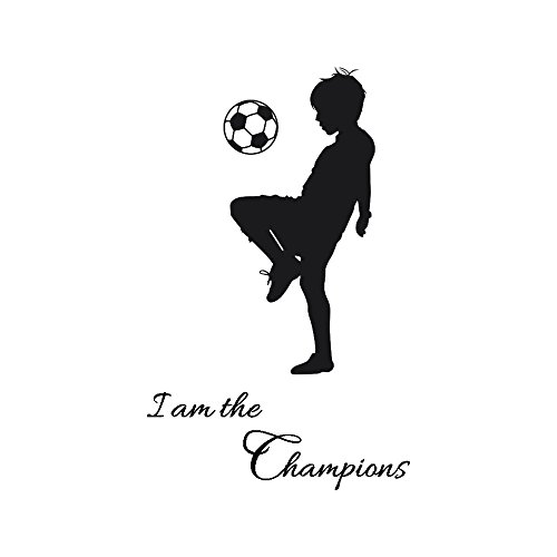 Bearbelly Football Sport Stickers Muraux Pour Fond De Chambre D'Enfants Salon Amovible DéCoration Stickers Cover