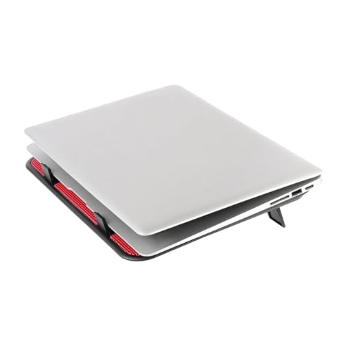 Base de enfriamiento para laptop con dos ventiladores USB silenciosos miniatura 1