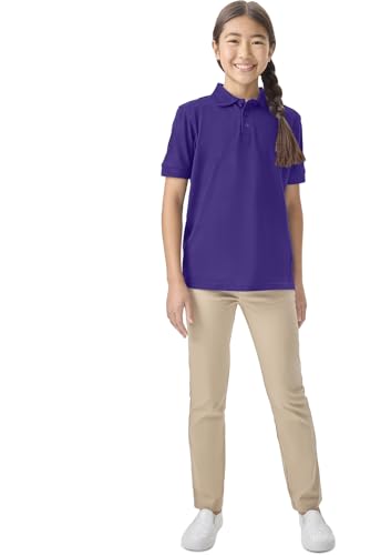 Image of Classroom School Uniforms for Boys and Girls Short Sleeve Pique Polo