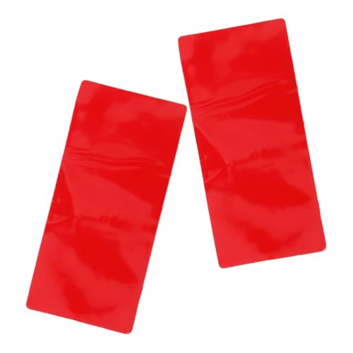 Gadpiparty Láminas Adhesivas Rojas para Limpiaparabrisas de Coche Sensor Automático de Lluvia, Plástico, 2 Piezas para Parabrisas Mejorando Visibilidad