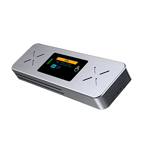 Caja externa para SSD M.2 NVMe con pantalla LCD USB 3.2 miniatura 3