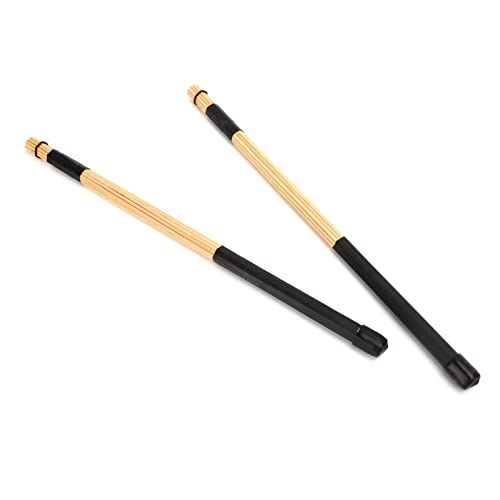 Cocoarm - 1 par de baquetas de bambú para batería, con punta de madera para sonido suave, modelo 5A miniatura 3