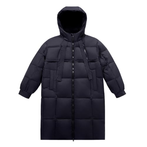 DINGDONG'S CLOSET Kid Girls' Winter Hooded Long Down Padded Parka Puffer Jacket