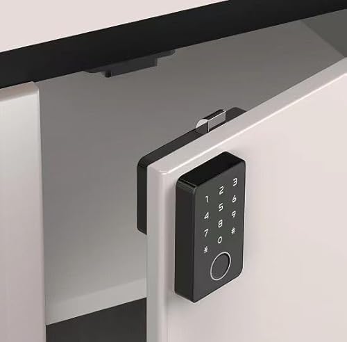 Smart Fingerprint Drawer Lock with Keyfobs and App