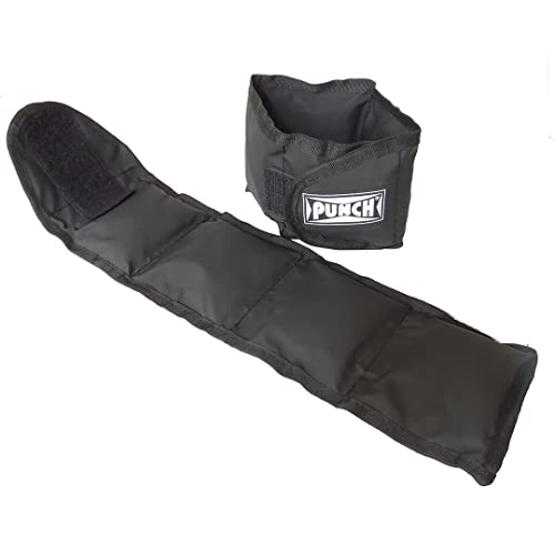 Punch Tornozeleira Unissex, Preto, 2 Kg
