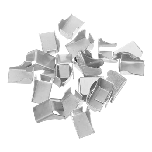 PRETYZOOM 20pcs Heavy Duty Shelf Support Clips for Cabinets Shelf Pegs for Organization for Easy Installation and Rearrangement