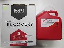 Sharps Recovery System – 2 Gallon Medical Waste Container with Prepaid Mail-Back Disposal Kit