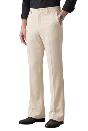 Image of Men's Trendy Bootcut Trousers - Modern Flared Fit | Premium Formal Pants