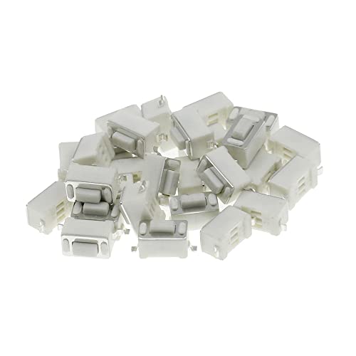 Micro interrupteur de précision SMD 3x6x4.3mm 2 broches blanc haute durabilité