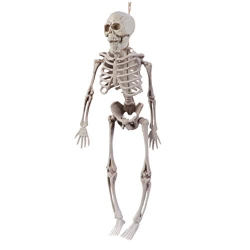 ULDIGI Realistic 40cm Skeleton Stakes Skull Props for Halloween Parties Decorations