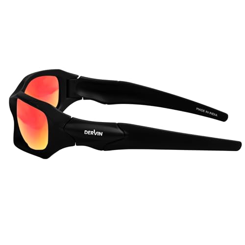Image of Dervin UV Protected Polarized Sports Sunglasses for Men & Women Driving Cycling Fishing Cricket Sunglasses
