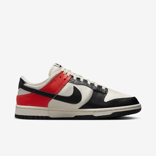 Nike Dunk Low SE Women's Shoes (HQ3423-635, Bright Crimson/Pale Ivory/Black)3
