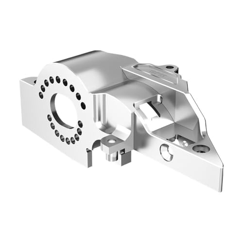 Aluminum 7075 Alloy Integrated Motor Base (Original) for Traxxas 1:16 Mini Maxx 4WD 107154-1 / Mini XRT VXL-3S 108076-1 Monster Truck Upgrades - Silver