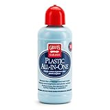 Griot's Garage Plastic All-in-One, Polish, Restore, and Protect Vehicle Lights, Gauges, B-Pillars, Windscreens and More, Ceramic Infused Protection, 16oz, 10872