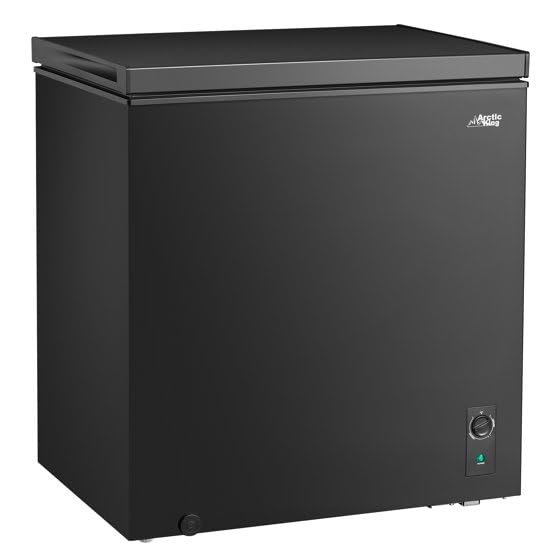 16561515341 7 cu ft Convertible Chest Freezer Black