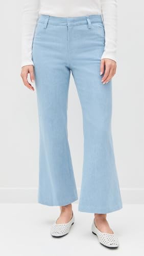 Vince Women's Mid Rise Cropped Flare Twill Pants3