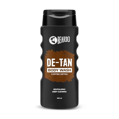 Beardo De-Tan Body Wash for Men, 500ml | Tan Removal and Caffeine...