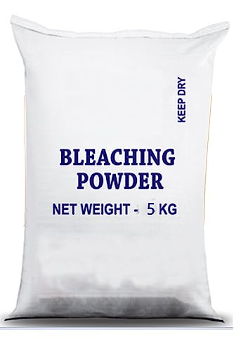 Image of Powerful Bleaching Powder 5KG For Household & Kitchen Cleaning|Disinfectant to Kill Fungus,Germs,Bacteria |Floor Cleaner| |Toilet Cleaner| |Overhead Tank Cleaner|