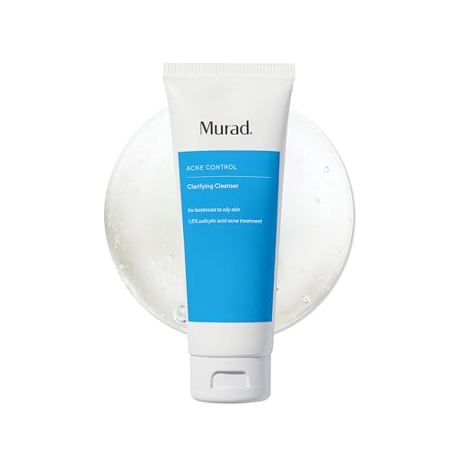 The Best Face Wash for Combination Skin with Acne: A Complete Guide for Women Over 50 11 Murad Clarifying Cleanser – Salicylic Acid & Green Tea Formula for Acne, Deep Pore Cleansing, Oil Control & Breakout Prevention for Clear, Balanced, Healthy-Looking Skin – 5 Fl Oz