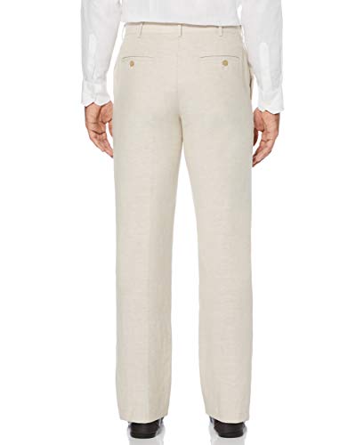 Cubavera Men's Linen Blend Dress Pants, Flat Front, Lightweight Breathable Fabric, Durable Plain Weave, 30", 32", 34” Inseams2