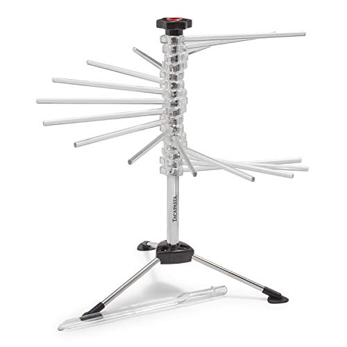 Marcato Extensor de Pasta Fresca, Secadora de Pasta, Secador de Pasta Fresca, Plegable, Ahorra Espacio, 16 Brazos, Hasta...