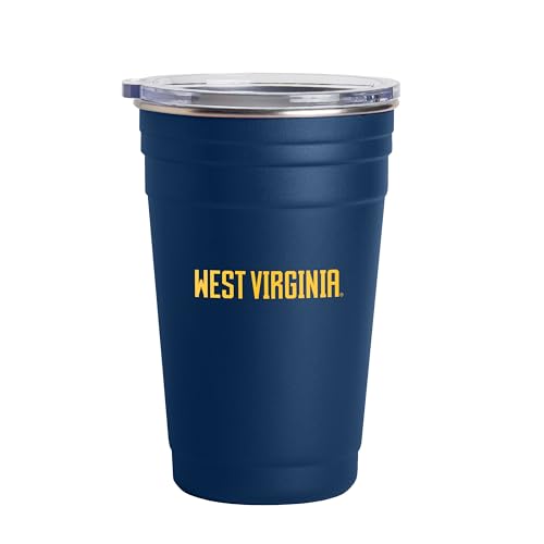 Image of Logo Brands NCAA 22 oz Stainless Steel Tailgate Cup -Double Wall Vacuum-Sealed Durable For Hot & Cold Drinks, Perfect for Gameday & Tailgating