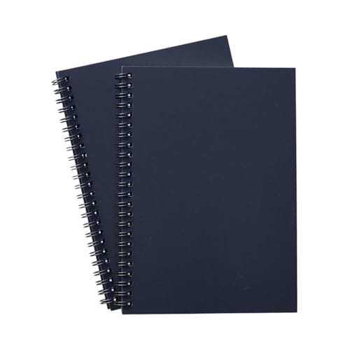 Image of INNAXA A5 Grid Notebook, Black Cover (Pack-2) (Dotted)