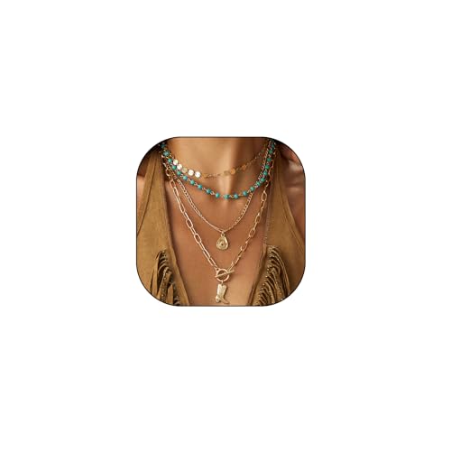 Navirix �{�w�~�A�� �E�G�X�^���l�b�N���X �����p �S�[���h �J�E�{�[�C �J�E�K�[�� �d�˕t���\ �l�b�N���X�Z�b�g �^�[�R�C�Y �N���X�J���g���[ �R���T�[�g �l�b�N���X �W���G���[, 2XL, �����|, ��΂Ȃ�