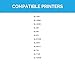 LD Compatible Address Label Replacements for Brother DK-1201 1.1 inch x 3.5 inch (10-Pack)