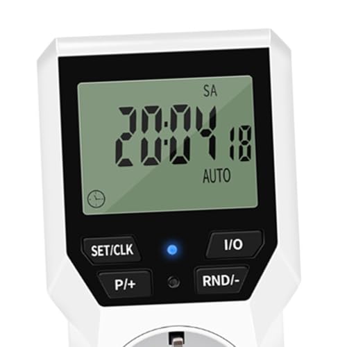 Prise de minuteur intelligent programmable à écran LCD haute précision - 4