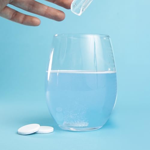 Image of Overnight + Whitening Retainer Cleaner, Remove Stains, Discoloration, and Plaque | 4 Month Supply | Denture Cleanser with Whitening Boost,120 Tablets by M3