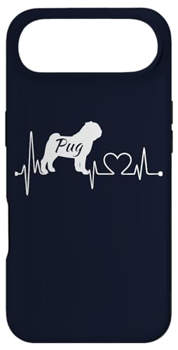 Pug Heartbeat EKG Funny Dog Lover & Owner �X�}�z�P�[�X iPhone Air �p