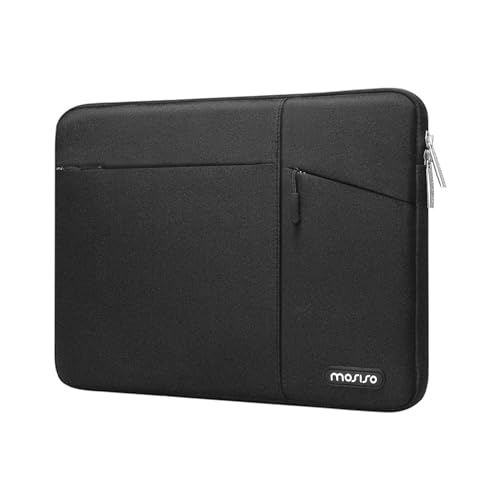 MOSISO ラップトップ スリーブケース、対応機種 MacBook Air 13インチ M2 M1 2025-2018/Pro 13インチ M2 M1 2025-2016、対応機種 Surface Pro 8/7/6/X/5/4/3、横型縦横&右斜角ポケ