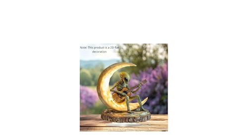 Estatua Alien Decorativa Acrílico 20x17 cm miniatura 3
