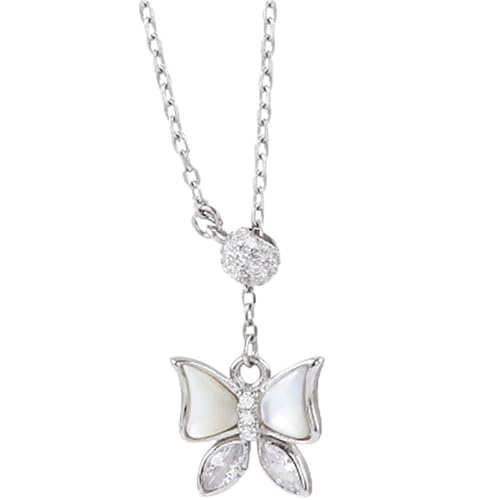 Collier papillon anti-allergie pour femmes, chaîne de clavicule ultra légère