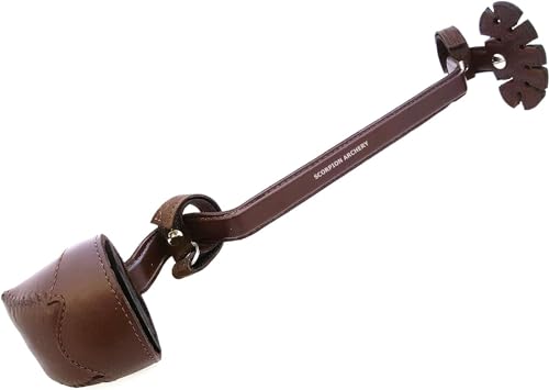 Traditional Leather Archery Quiver - Brown, Size M