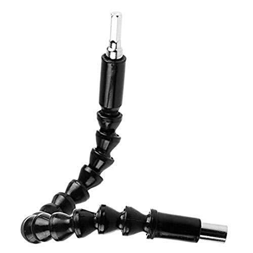 Image of DIY Crafts Flexible Holder Drill, Design No # 3, Flexible Holder Drill for Black 30cm 11.8 inch Tools Shaft + 10 Pcs End Bits + Extensi (Flexible Holder Drill, Design No # 3)