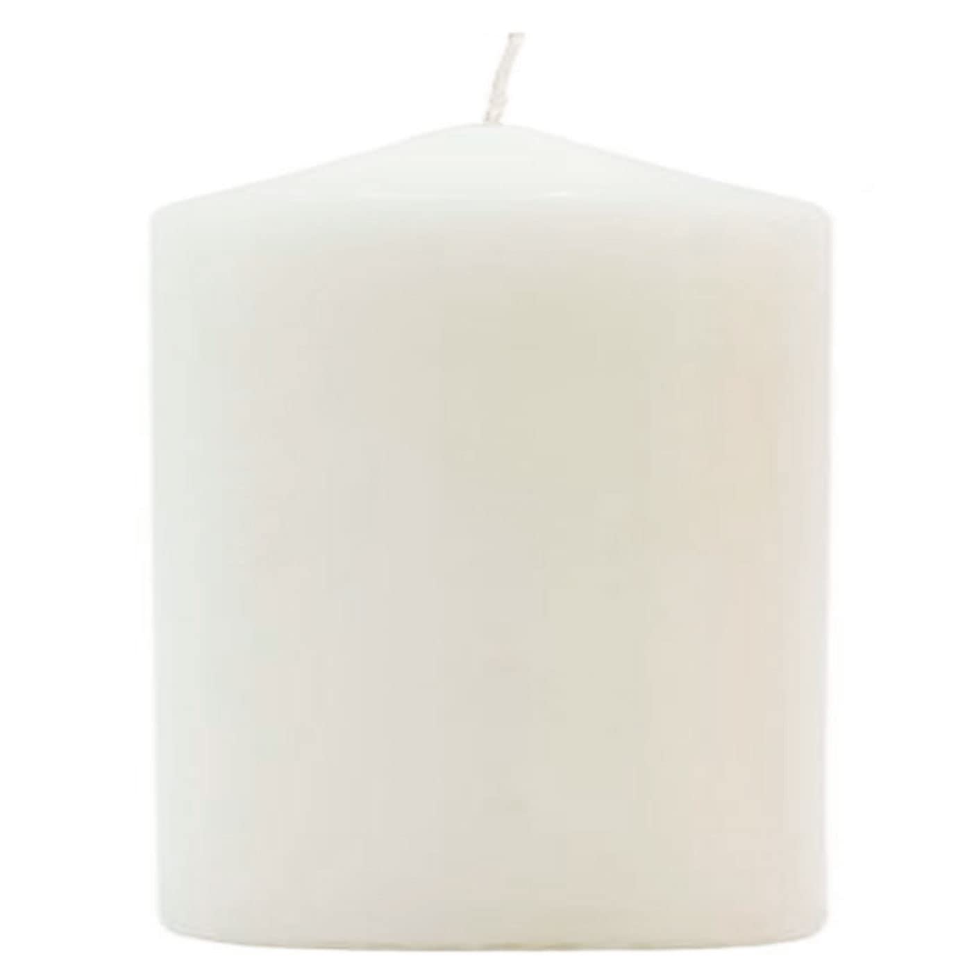 Acan Tradineur - Confezione da 24 candele Taco con aroma di cocco, velone di cera profumata, lunga durata: 24 ore, aromaterapia, decorazione per la casa (bianco, cocco, 7 x 5,6 cm)