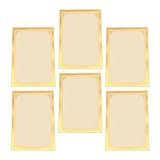 Adapté à l'impression : compatible avec la plupart des imprimantes, ce papier à certificats permet une impression rapide, papier pour récompenses scolaires, certificats vierges