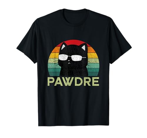 Pawdre Cat Dad Funny Cat Lover Best Cat Dad Ever T-Shirt