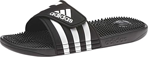 adidas Performance adissage Sandal, black/white/black, 7 M US