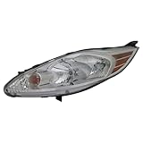 HEADLIGHTSDEPOT Headlight Compatible With Ford Fiesta 2011-2013 CAPA Certified Left Driver Side S SE Sedan Hatchback