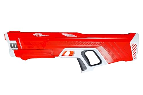 SPYRA - SpyraThree WaterBlaster - Electric & Automated Premium Water Gun with The Switch - Decide Between 3 Epic Game Modes (RED)