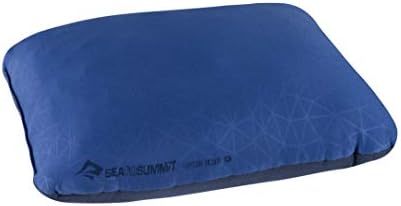 Sea to Summit FoamCore Camping and Travel Pillow, Regular (13.4 x 9.4), Navy Blue